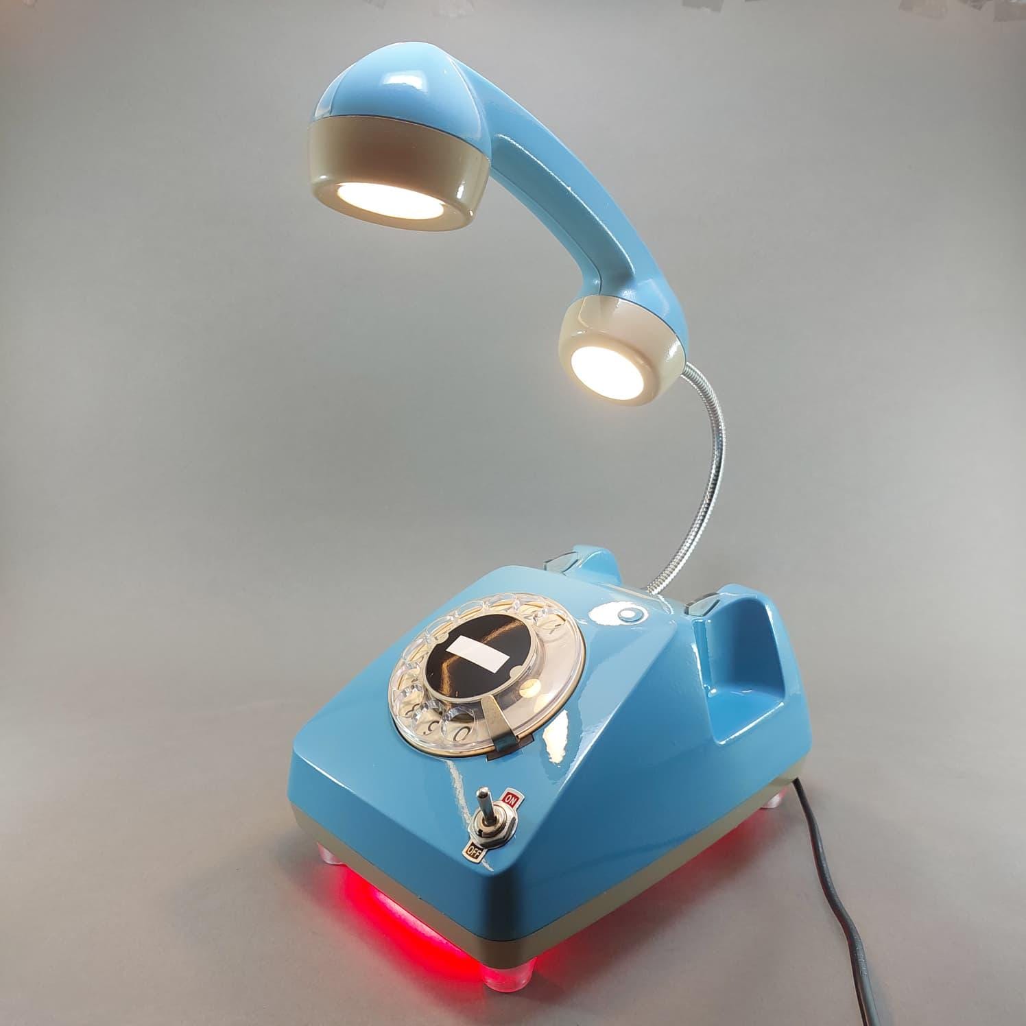 Light Blue Rotary Phone - Etsy