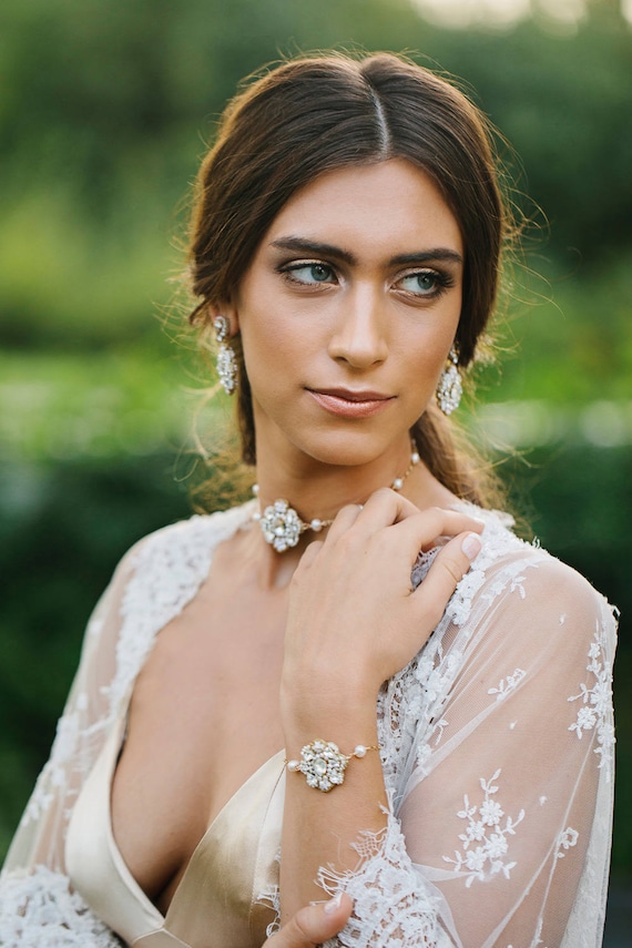 Etsy gold choker deals