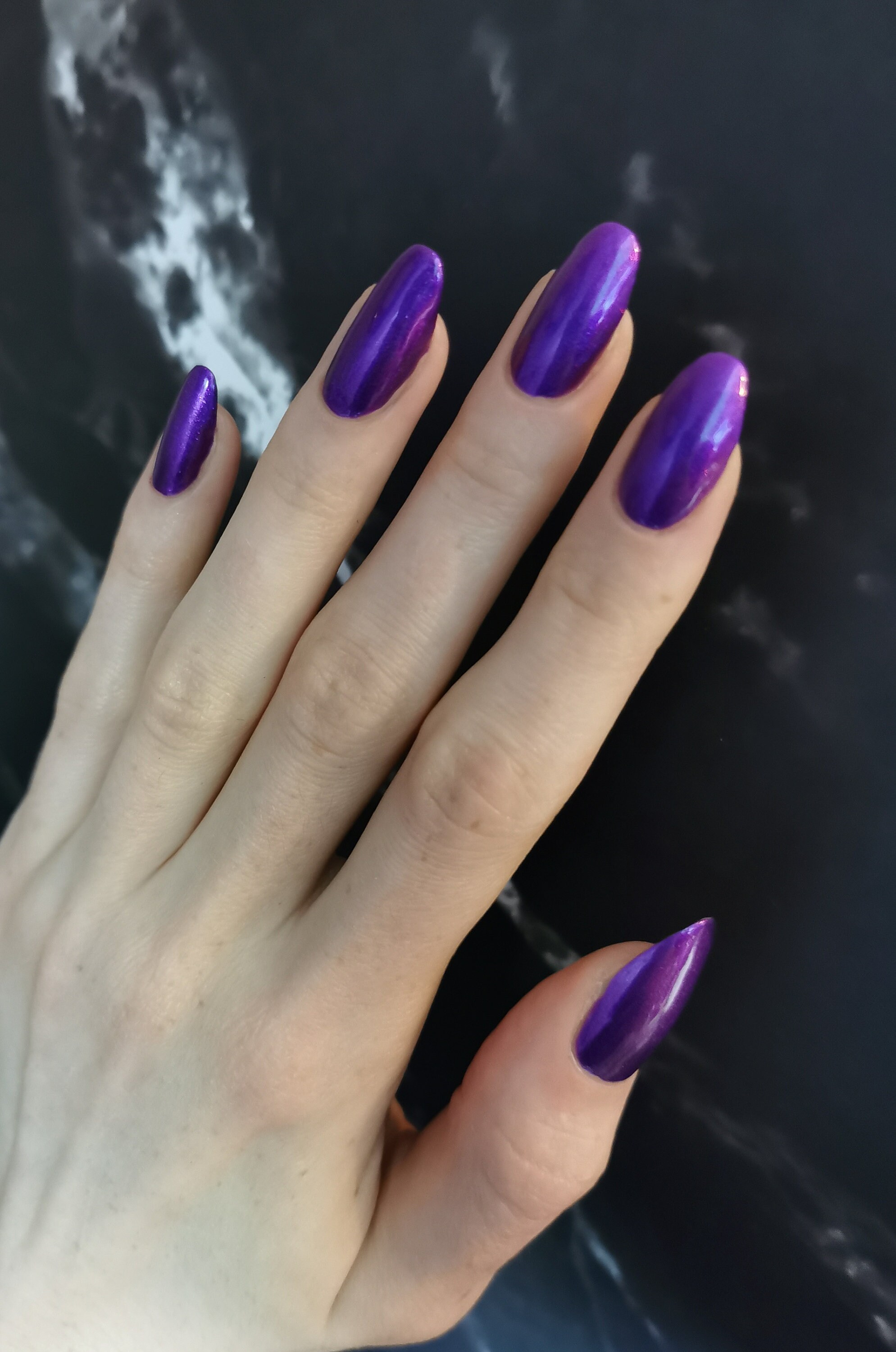 Indie Nail Polish - Highly Regal - Violet Purple Shimmer