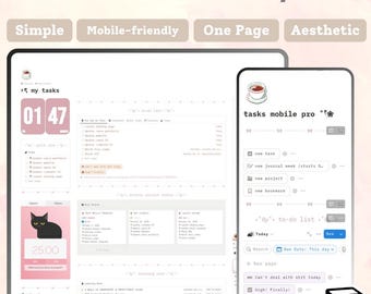 Notion Aufgabenmanagement | Persönliche Aufgaben-Planung | Projektmanagement Vorlage | Tor-Tracker | Kreativität Vorlage | Digitaler Planer