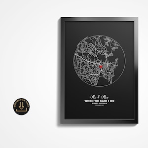 Benutzerdefinierte Karte Drucke Digitaler Download Jeder Ort Stadt Stadt Staaten, Poster, personalisierte Herzkarte Jahrestag Verlobung Karte Geschenk für Paar