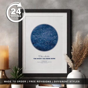 Wedding Day Custom Star Map Personalized Special Date Anniversary Engagement Gift for Couple Night Sky Print Star Map Poster Wedding Gift