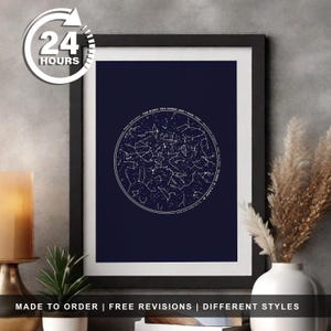 Wedding Day Custom Star Map Personalized Special Date Anniversary Engagement Gift for Couple Night Sky Print Star Map Poster Wedding Gift