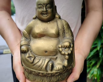 ブロンズ製 笑顔の仏像 ブロンズ製 笑顔の仏像