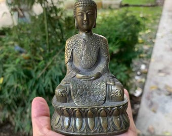 ブロンズ釈迦牟尼仏像 – ヴィンテージホーム仏壇フィギュア、阿弥陀