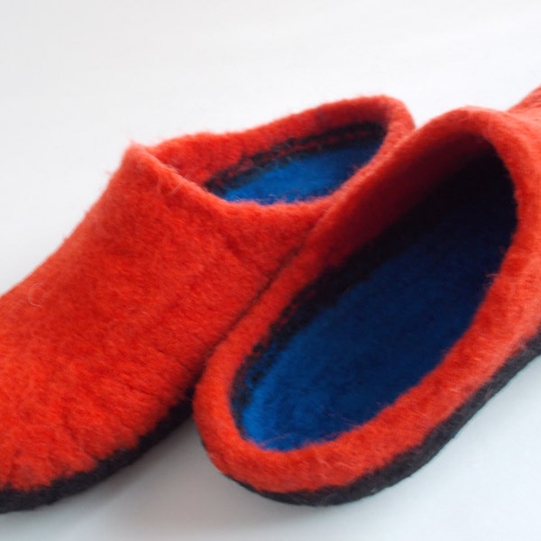 Heavy Duty Wool House Slippers/Shoes, US Women's Sz 5.5