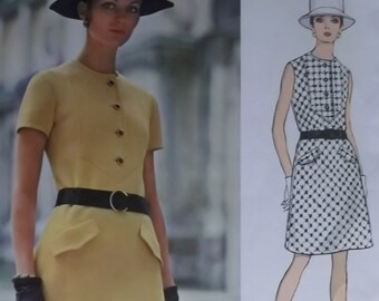 Vogue Couturier Original Galitzine  Misses Dress 2050 Pattern, Size 8, Bust 31 1/2