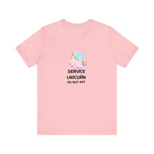 Service Einhorn Unisex Jersey Kurzarm T-Shirt