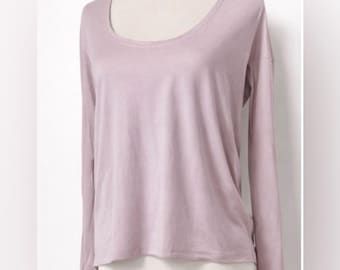 Lululemon Taryn Toomey Heart Opener Long Sleeve Top Faint Mauve Sz: 6