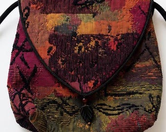 L. O'Neill's Design Vintage Handmade Tapestry Crossbody Bag
