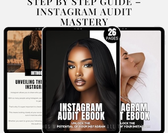 Instagram Audit Ebook Bundle: Marketing & Content Creation (PLR MRR)