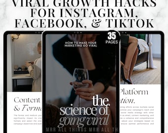 Viral Growth Hacks eBook: Instagram, TikTok, Facebook (MRR)