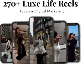 Luxury Lifestyle Reels: 270+ Faceless Instagram Templates (Canva, MRR)