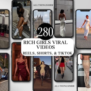 Rich Girl per storie e reel di Instagram Rich Girl Video virali Video reel estetici di lusso, video Tiktok, cortometraggi di Youtube MRR