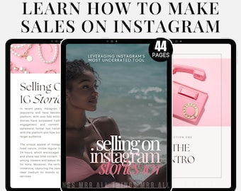 Instagram Stories Marketing Guide: PLR & MRR, Content Creation (Digital Download)