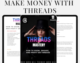 Ebook Threads Marketing: PLR i MRR – jak zarabiać pieniądze (produkt cyfrowy)