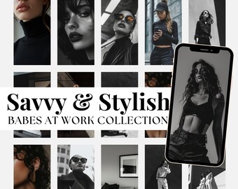 Boss Babe Stock Images: Faceless PNG Photos, Master Resell Rights