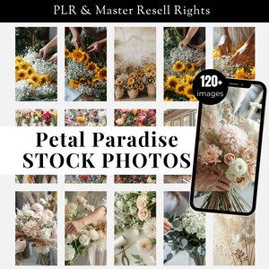 Flower Aesthetic Photos Faceless Instagram Photos Faceless Digital Marketing Done For You Stock Images Master Resell Rights AI Stock Photos
