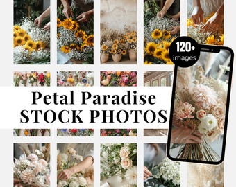 Fotos estéticas de flores Fotos de Instagram sin rostro Marketing digital sin rostro Imágenes de archivo listas para usar Derechos de reventa maestros Fotos de archivo de IA