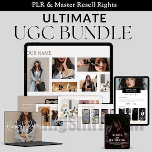 Canva-sjabloon UGC-influencerkit | Bewerkbare mediakit, UGC-portfolio, overeenkomst en presentatie | Creator Toolkit voor contentmakers