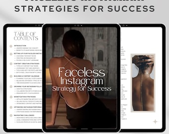 Faceless Instagram Strategy eBook | Influencer Media Kit (PLR & MRR)