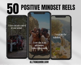 50 Positive Mindset Instagram Reels: Motivational Quotes (MRR)