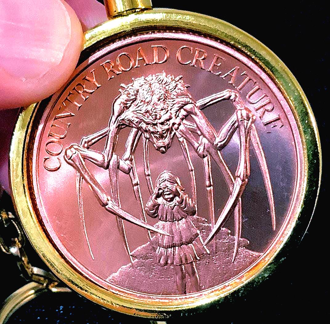 COUNTRY ROAD CREATURE 1 Oz Copper Keychain - Etsy