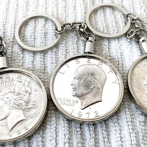 1964年ケネディ半ドル キーホルダー（値下げしました） 1964 Half Dollar Keychain - Etsy