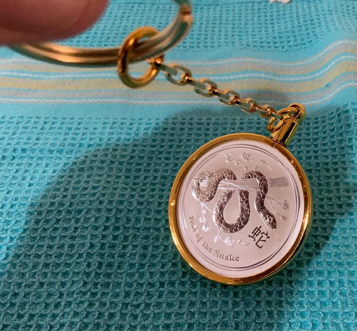 Australian Snake *2013* Golden (45MM) Bezel One Pure Ounce