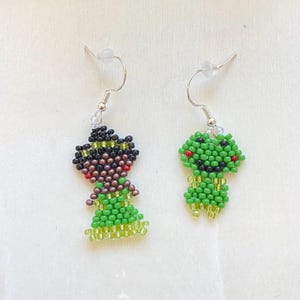 Princess and the Frog Earrings - Princess Earrings - Disney inspired jewelry
