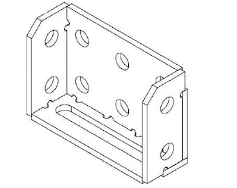 Svetsbordsfäste DXF-fil: CNC-laserskärningsdesign (digital nedladdning)