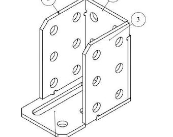 Archivo DXF de accesorios de soldadura / Corte CNC y láser / Soporte de plantilla de soldadura