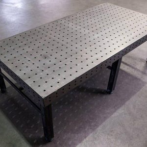 Welding Table Plans: Plasma Laser Cut DXF SVG Files (1000x2000mm)
