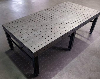 Welding Table Plans: Plasma Laser Cut DXF SVG Files (1000x2000mm)