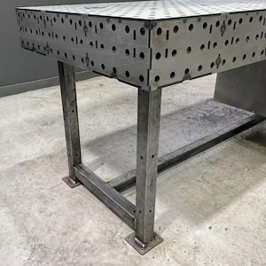Welding Table Designs Drawing: Professional 39/79/6 Inch DXF Files for DIY Metalworking Projects