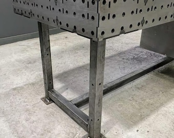 Welding Table Plans: CNC Plasma Cut Drawing (PDF Download, 1200x2000 mm)