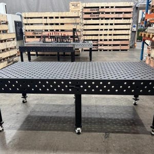 Durable 1200x2000 mm Welding Table Plans: CNC Plasma Cut Drawing File PDF for Your DIY Workshop
