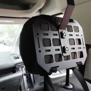 Molle Panel Organizer DXF Files: Car Seat Headrest, CNC Laser Cut (Digital Download)