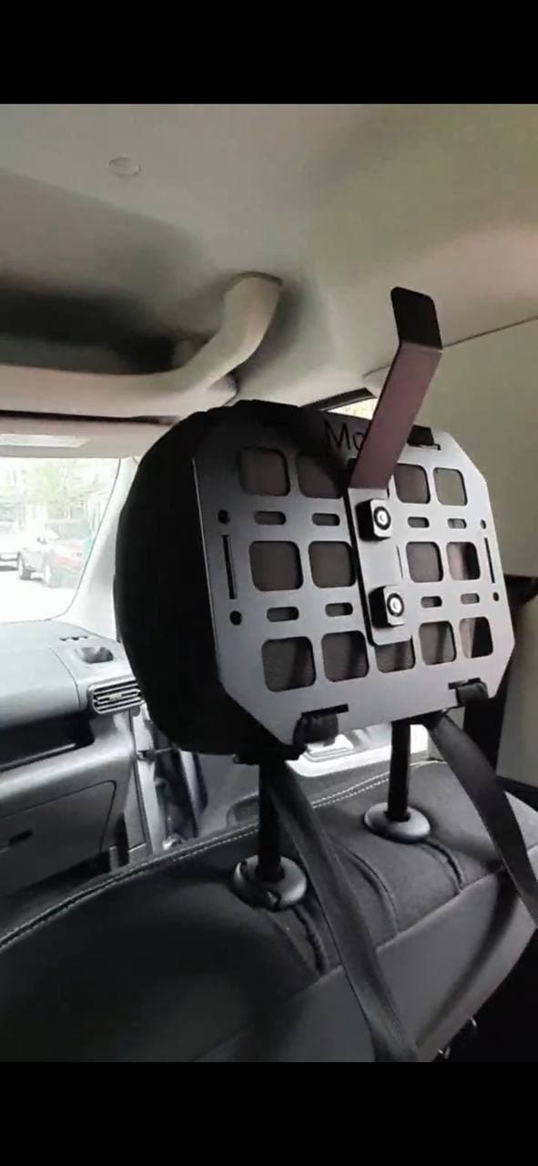 Molle panel organizer headrest of a car seat, Molle Panel DXF files, CNC Plasma,Laser,Molle Panel DIGITAL, 4x4 car, Molle panel File,Molle