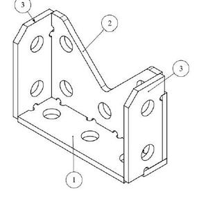 Welding Accessories DXF File | CNC & Laser Cutting | Modular V-Block Welding Fixture