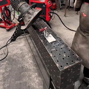 Complete CNC Plasma Cutting Welding Table Plans - DIY 200x2200 mm Custom Workshop Table Design