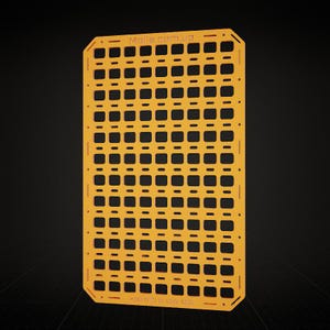 Development of a personal molle panel according to your dimensions DXF file