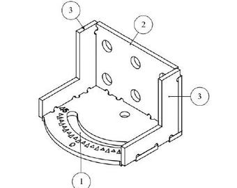 Adjustable Angle Bracket DXF for CNC & Laser Cutting | Welding Jig