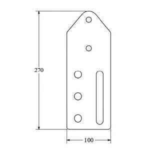 Heavy-Duty Welding Bracket DXF File | CNC & Laser Cutting | Welding Accessories