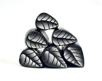 Black and White Leaf Cane, Unbaked or Raw Polymer Clay Cane