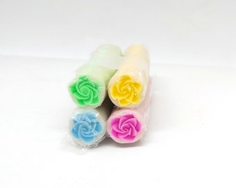 Primary Color Rose Cane Set, Polymer Clay Canes, Unbaked Raw Millefiori