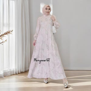 Velma Dress Gamis Rayon Jacquard Elegant and Comfortable,Muslim Dress,Muslim Dress Wedding,Women Muslim Attire,Women Islamic Dress
