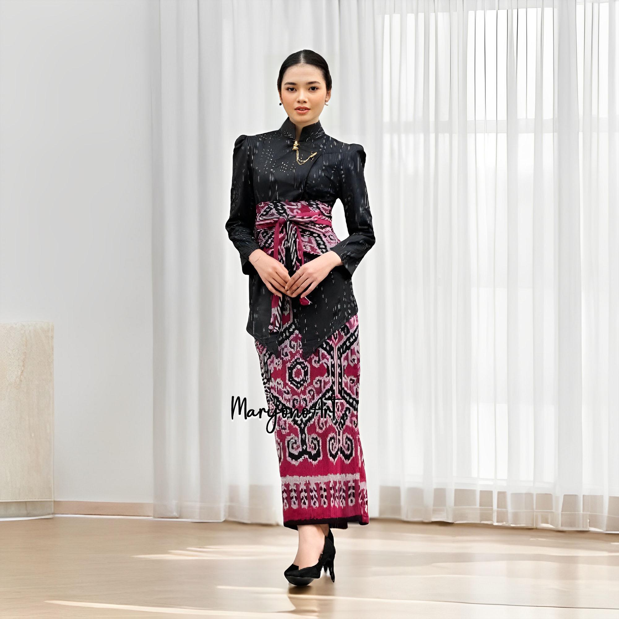 Batik One Set Janggan Kebaya With Maira Woven Skirt Elegant and