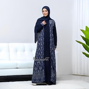 Gamis Syahira Elegant Women&#39;s Party Dress,Muslim Dress,Muslim Dress Wedding,Women Muslim Attire,Women Islamic Dress,Islamic Dress,Islamic