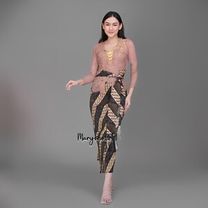 Kebaya Payet Mix Jasmine Elegant Balinese Kebaya for Graduation,Bali Kebaya,Balinese Dress,Kebaya Bali,Bali Blouse,Balinese Kebaya